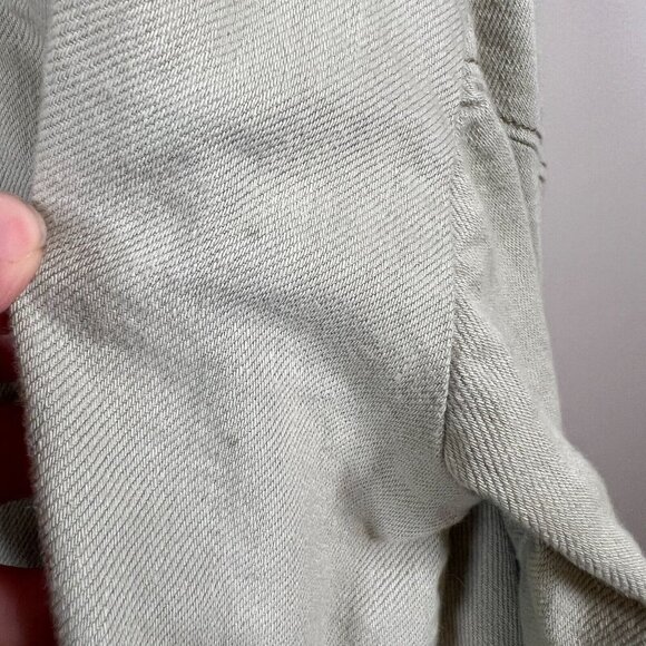 Anthropologie Pilcro Tidal Moto Utility Jacket Size XL Green Cropped Field - Picture 8 of 11